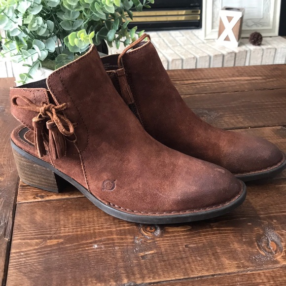 Born Shoes - Born Monikah Booties, Size 9 1/2
